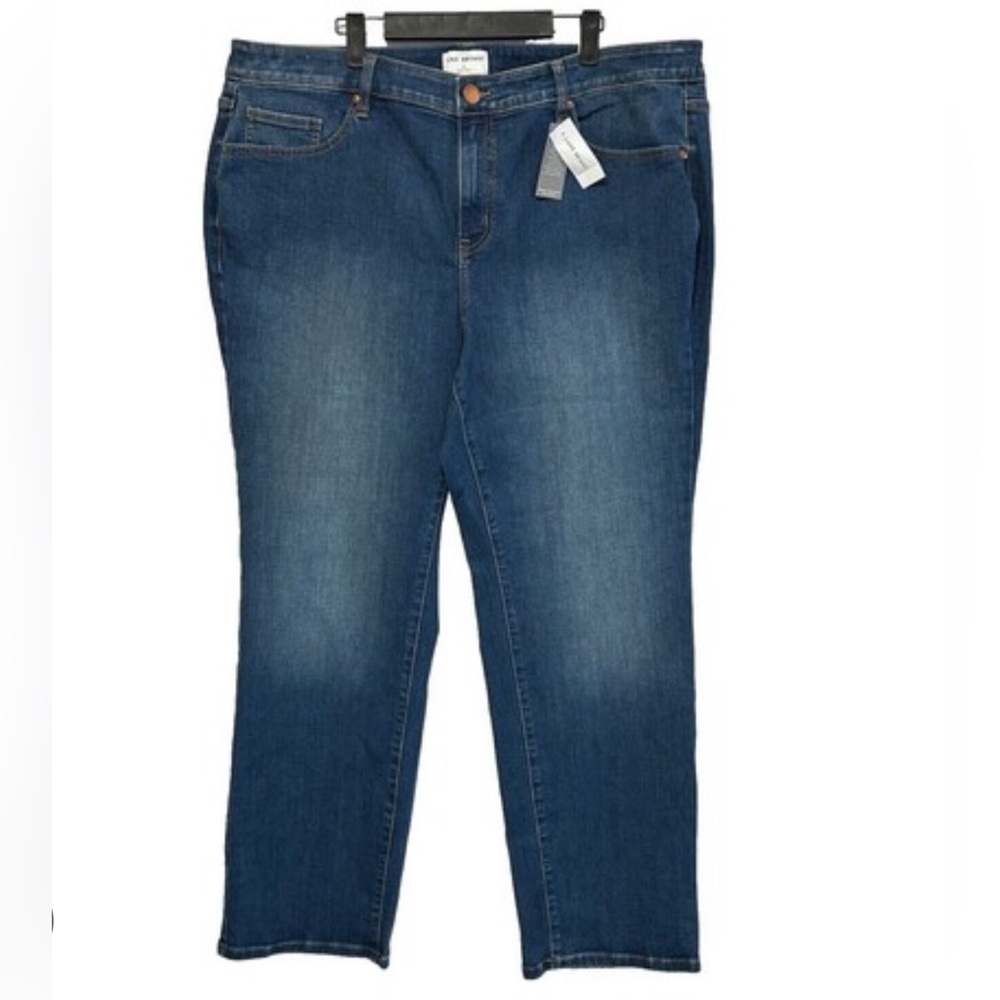 Lane Bryant Simply Straight Average Dark Blue Jeans Size 26